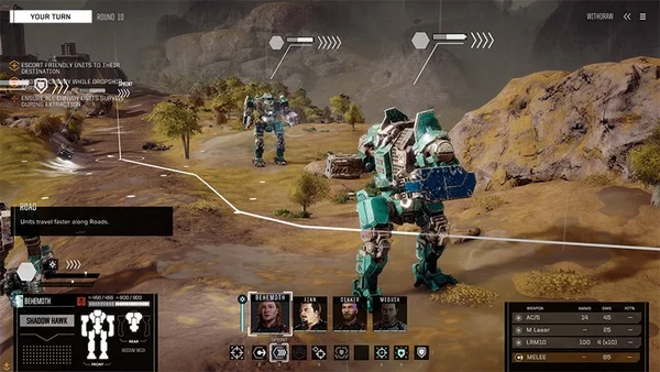 Các nhiệm vụ và khả năng quản lí là những điều không thể thiếu trong BattleTech