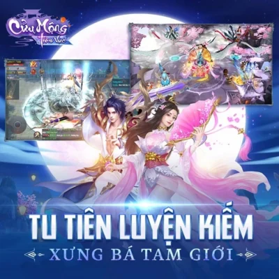 Huyết Chiến Tam Giới với Game Cửu Mộng Tiên Vực