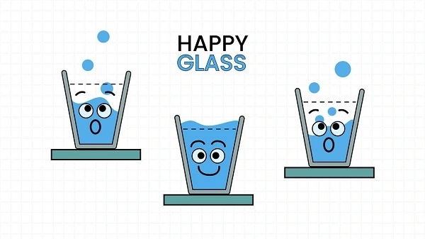 Game Happy Glass với thiết kế đơn giản, dễ thương