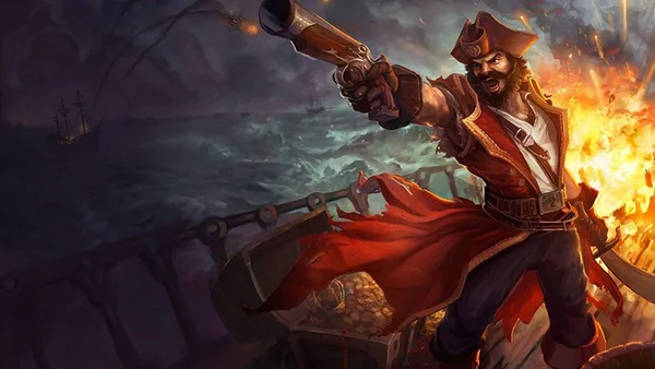  Gangplank trong tựa game Đấu Trường Chân Lý