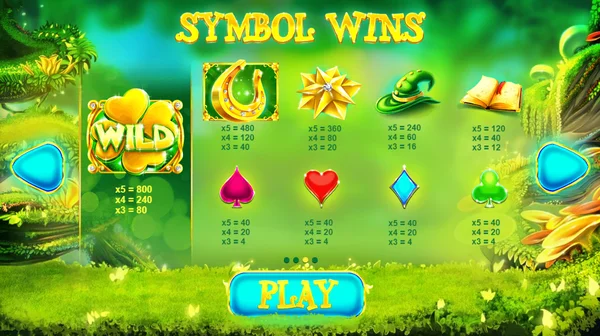 Một số biểu tượng của Lucky Wizard