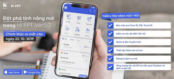 Ứng dụng HIFPT đăng nhập dễ dàng, bảo mật an toàn cao