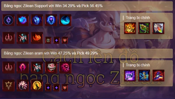 Bảng Ngọc Zilean LMHT hiệu quả nhất