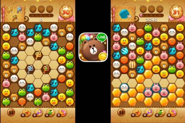 Lối chơi đơn giản nhưng rất hấp dẫn từ Game LINE Pop