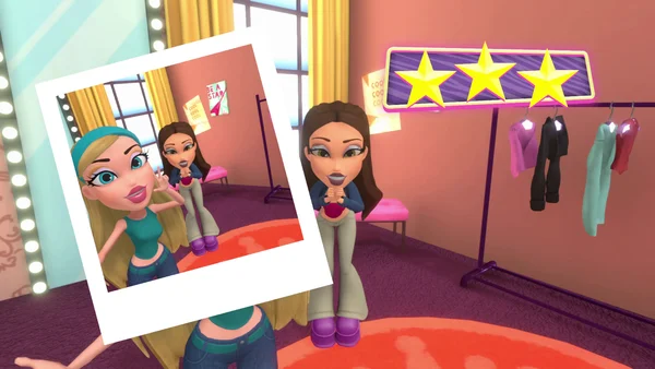 Đồ họa tươi sáng, âm thanh vui nhộn trong Game Bratz: Flaunt Your Fashion