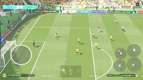 Đồ họa đẹp mắt của Game PES 2018 Mobile