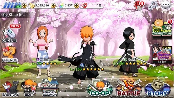 Game Bleach: Brave Souls cốt truyện xây dựng theo bộ truyện Bleach