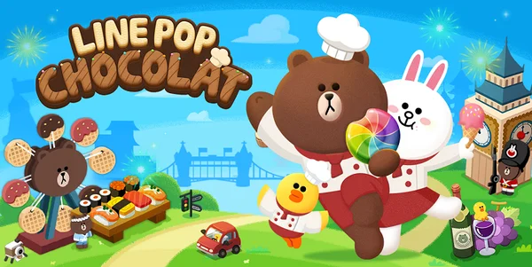 Game xếp hình LINE Pop