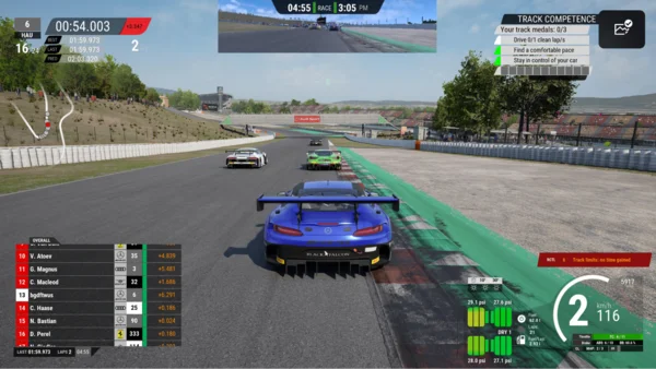 Đồ họa game Assetto Corsa Competizione chất lượng cao