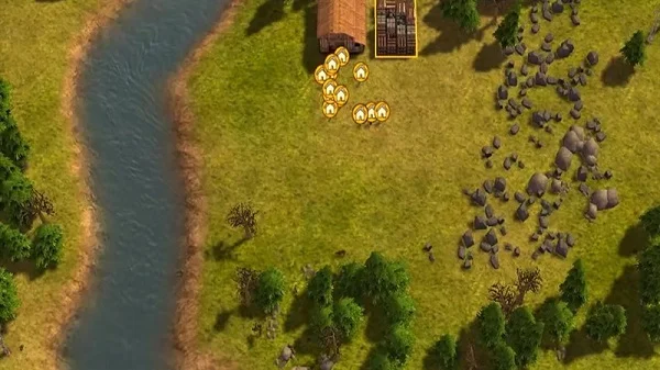 Đồ họa và âm thanh trong Game Banished đơn giản nhưng đẹp mắt