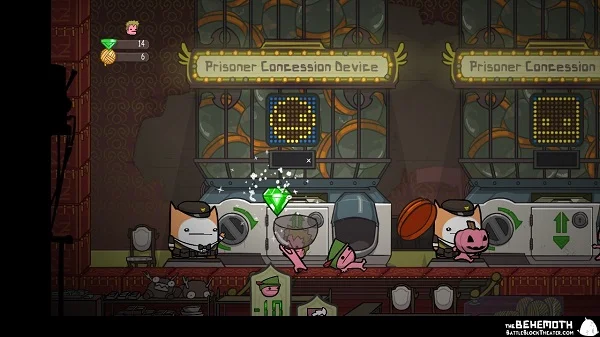 Đồ họa và âm thanh đáng yêu trong Game BattleBlock Theater