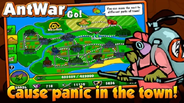 Cách chơi game Ant War khá thú vị