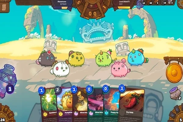 Game Axie Infinity tập trung khám phá, tương tác trong một thế giới kỳ diệu của những sinh vật sống ảo mang tên Axie