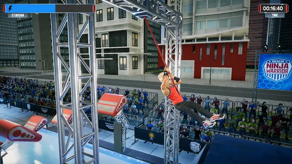 Đồ họa và âm thanh trong American Ninja Warrior: Challenge khá chân thực