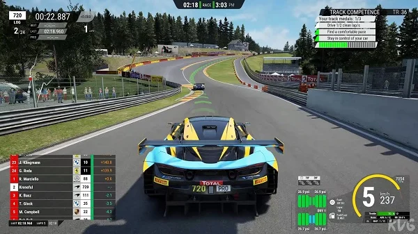 Đồ họa và âm thanh trong Assetto Corsa: Competizione được thiết kế chân thực và hấp dẫn