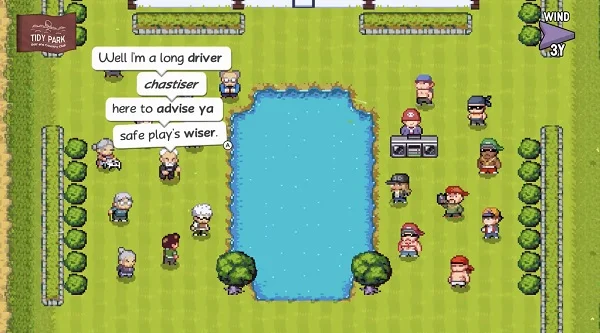 Golf Story nổi bật với lối đồ họa pixel art đáng yêu và thú vị