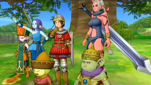 Game Dragon Quest X Online đưa người chơi đến một thế giới phong phú đầy phép thuật