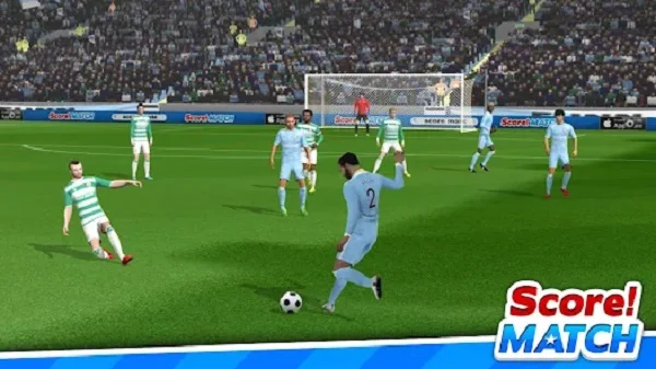 Gameplay của Score! Match chủ yếu xoay quanh mô hình chơi bóng đá và quản lý đội bóng