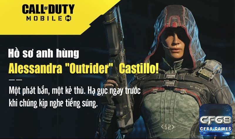 Alessandra - một nhân vật đầy can đảm và tài ba trong Call of Duty Mobile