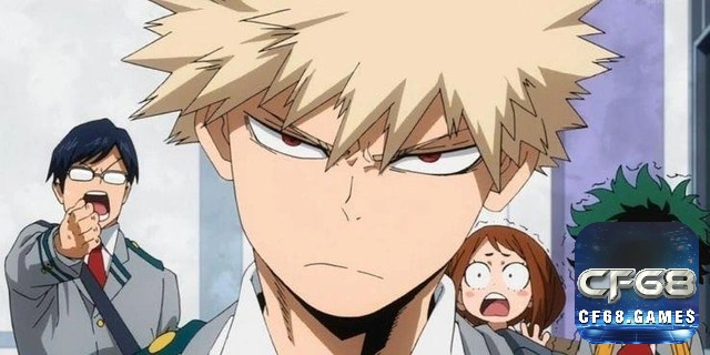 Bakugo Katsuki - một trong các nhân vật trong my hero academia đầy tài năng