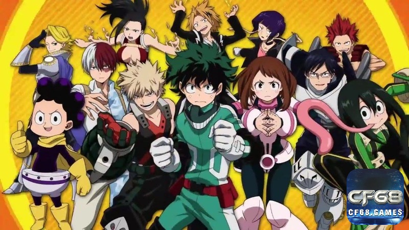 Khám phá các nhân vật trong my hero academia cùng CF68.GAMES nhé!