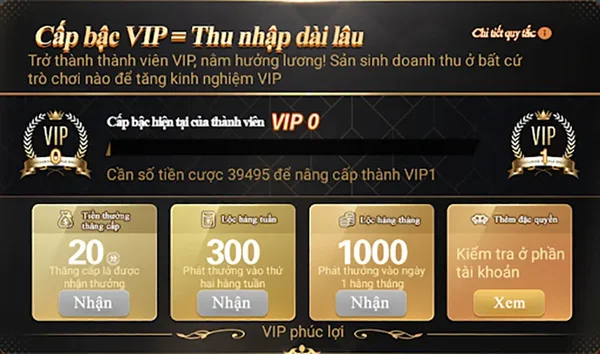 Thăng cấp thành viên Vip - Nằm hưởng lưởng của CF68