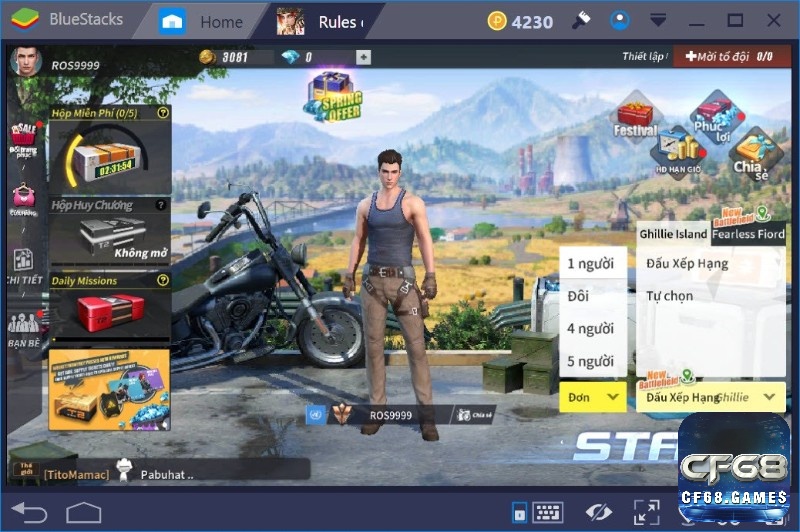 Cách chơi Rules of Survival trên máy tính mang đến trải nghiệm sinh tồn đầy hấp dẫn và thú vị cho người chơi