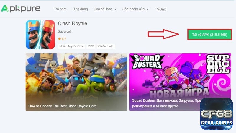 Cách tải Clash Royale trên Android giúp bạn tiếp cận trò chơi một cách nhanh chóng và dễ dàng