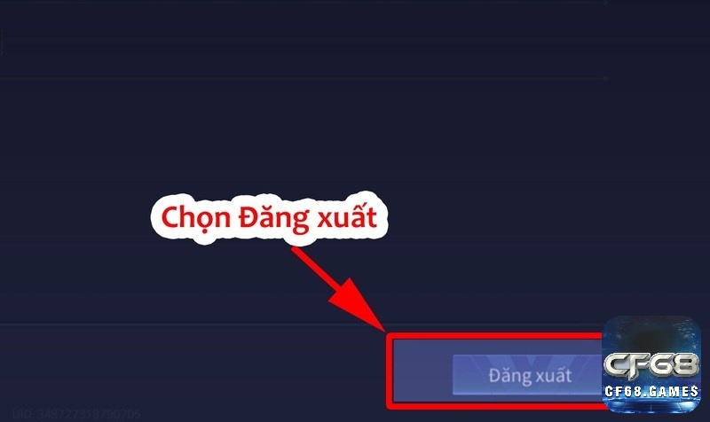 Đăng xuất ngay trong trò chơi là phương pháp đảm bảo an toàn nhanh nhất cho tài khoản của bạn.