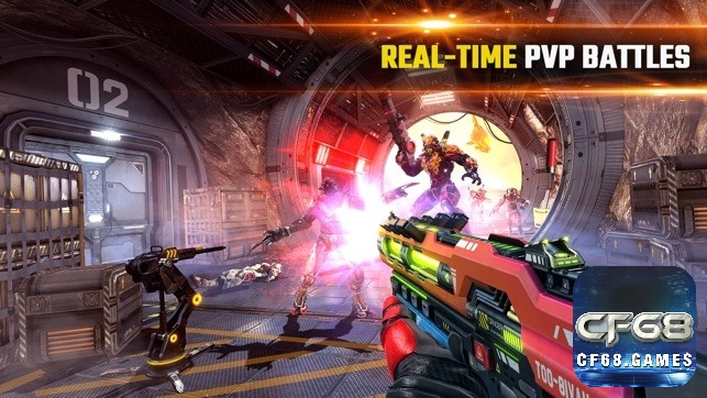 Game Shadowgun Legends mang đến đồ họa đẹp mắt