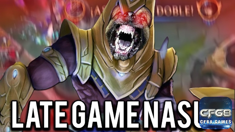 Nasus là một tướng mạnh mẽ trong late game nhờ vào kỹ năng "Siphoning Strike" - late game là gì