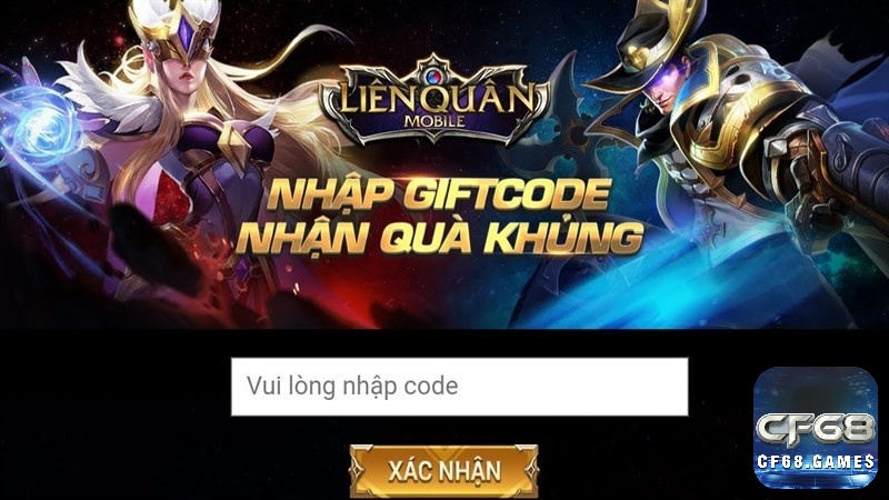 Code trong Liên QQuaan sẽ giúp bạn mua tướng, nâng cấp ngọc cũng như vàng, kinh nghiệm